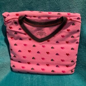 ClimateRight by CuddleDuds 2 pc Thermal Underwear Set NWOT Pink w/ Hearts XXL